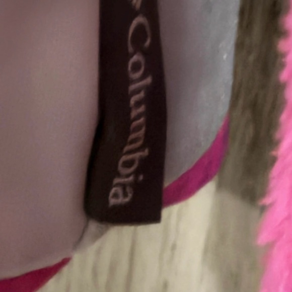 Columbia Sz M Pink/Gray Fleece Jacket VGUC 😊😊 - Picture 6 of 10